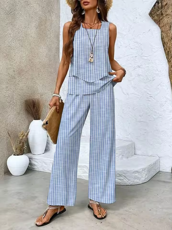 Isabella - Two-piece set with matching top and pants