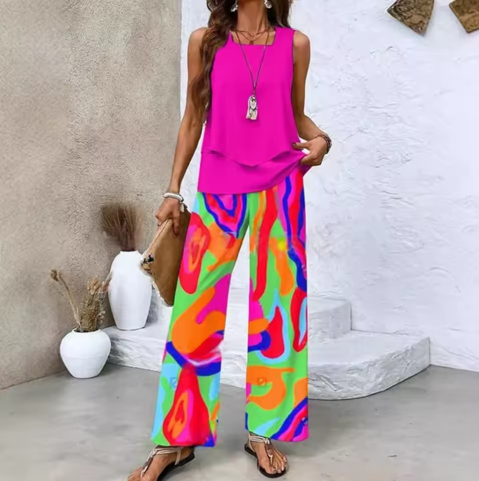 Isabella - Two-piece set with matching top and pants