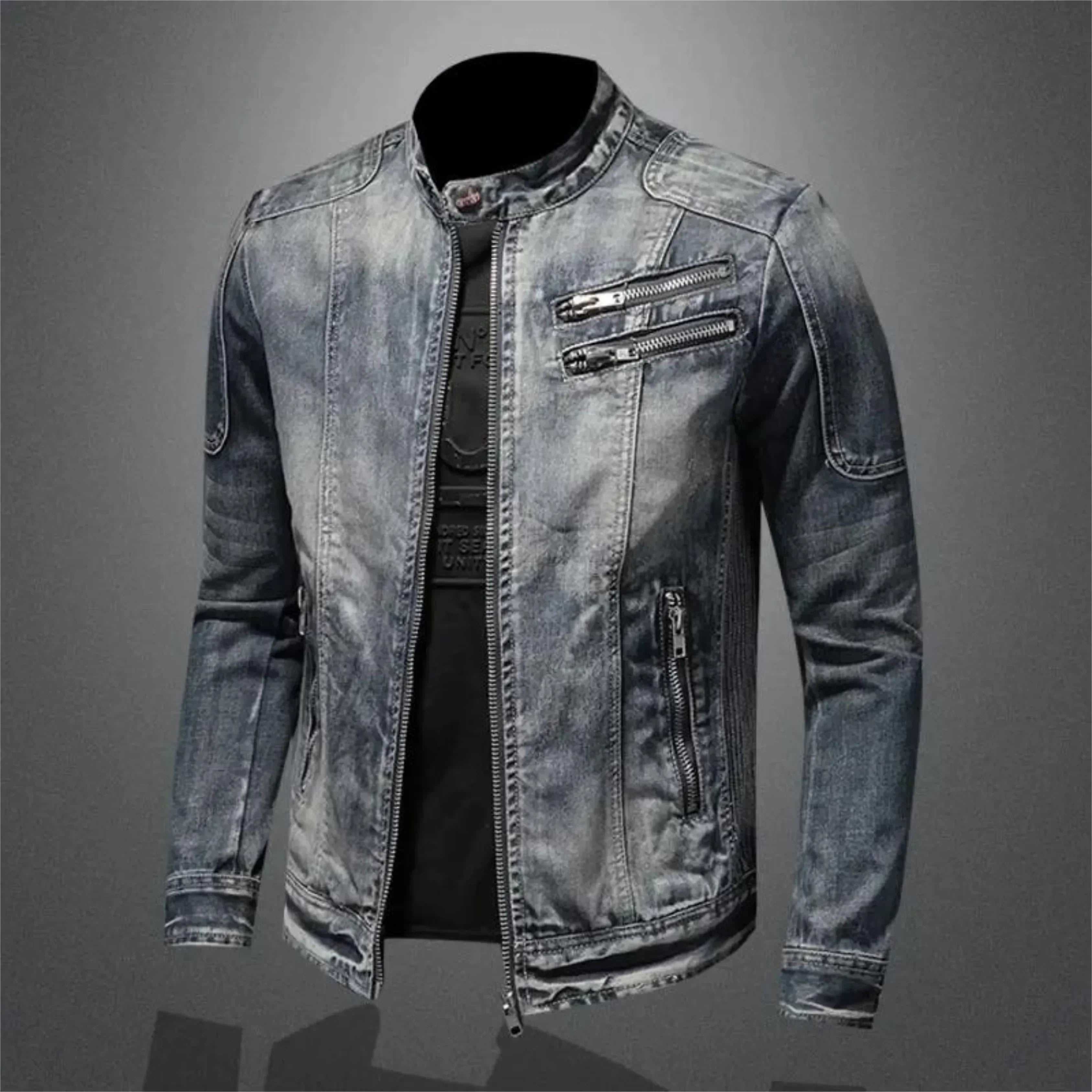 Gregoire™ | Biker Denim Jacket