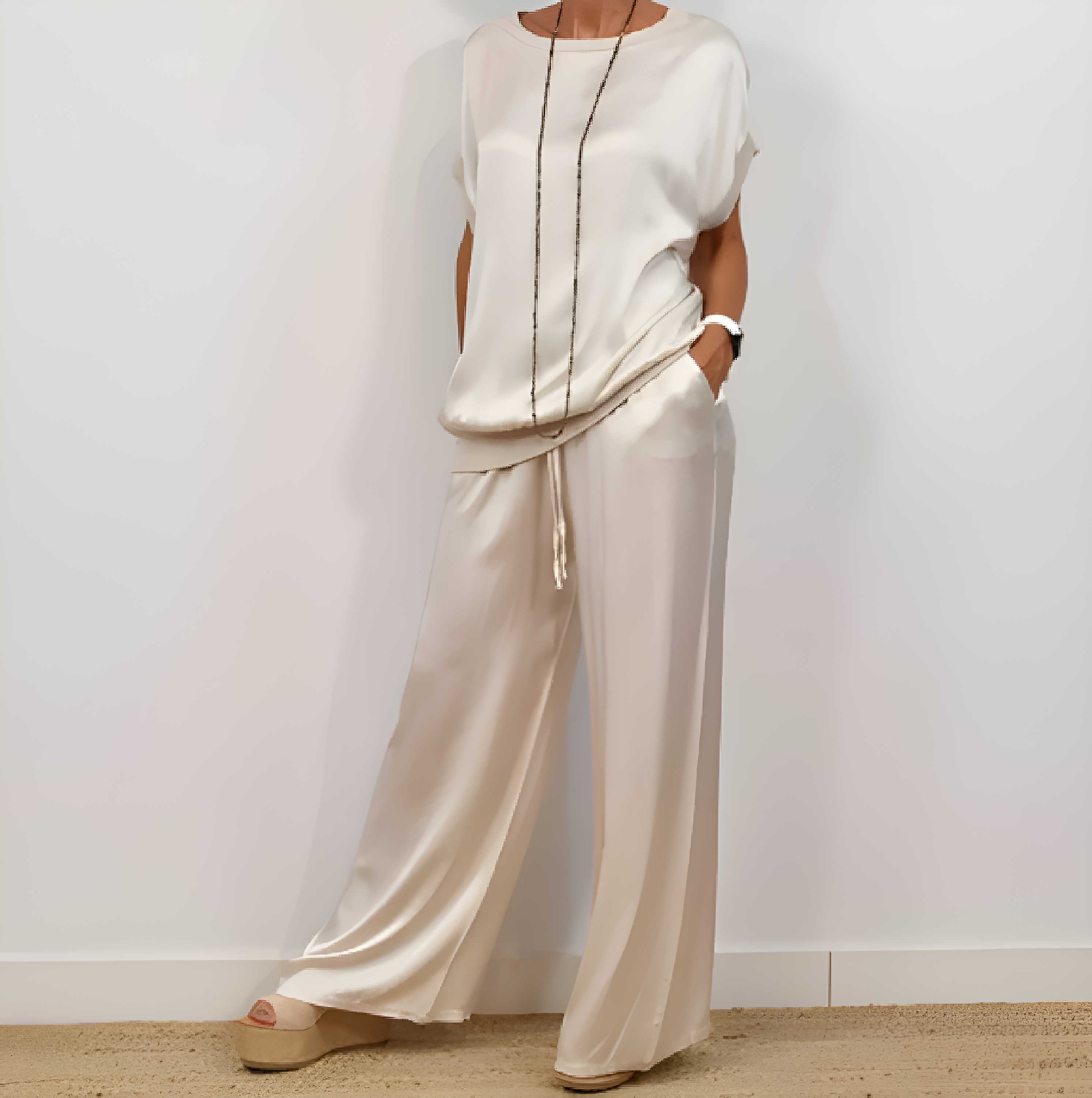 Alejandra - 2 Piece Satin Set