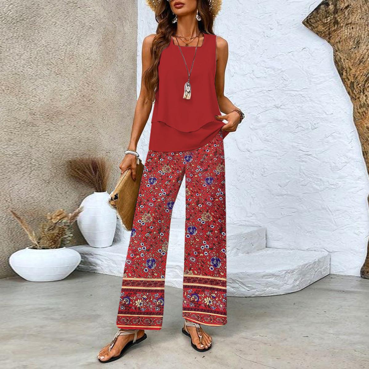 Isabella - Two-piece set with matching top and pants