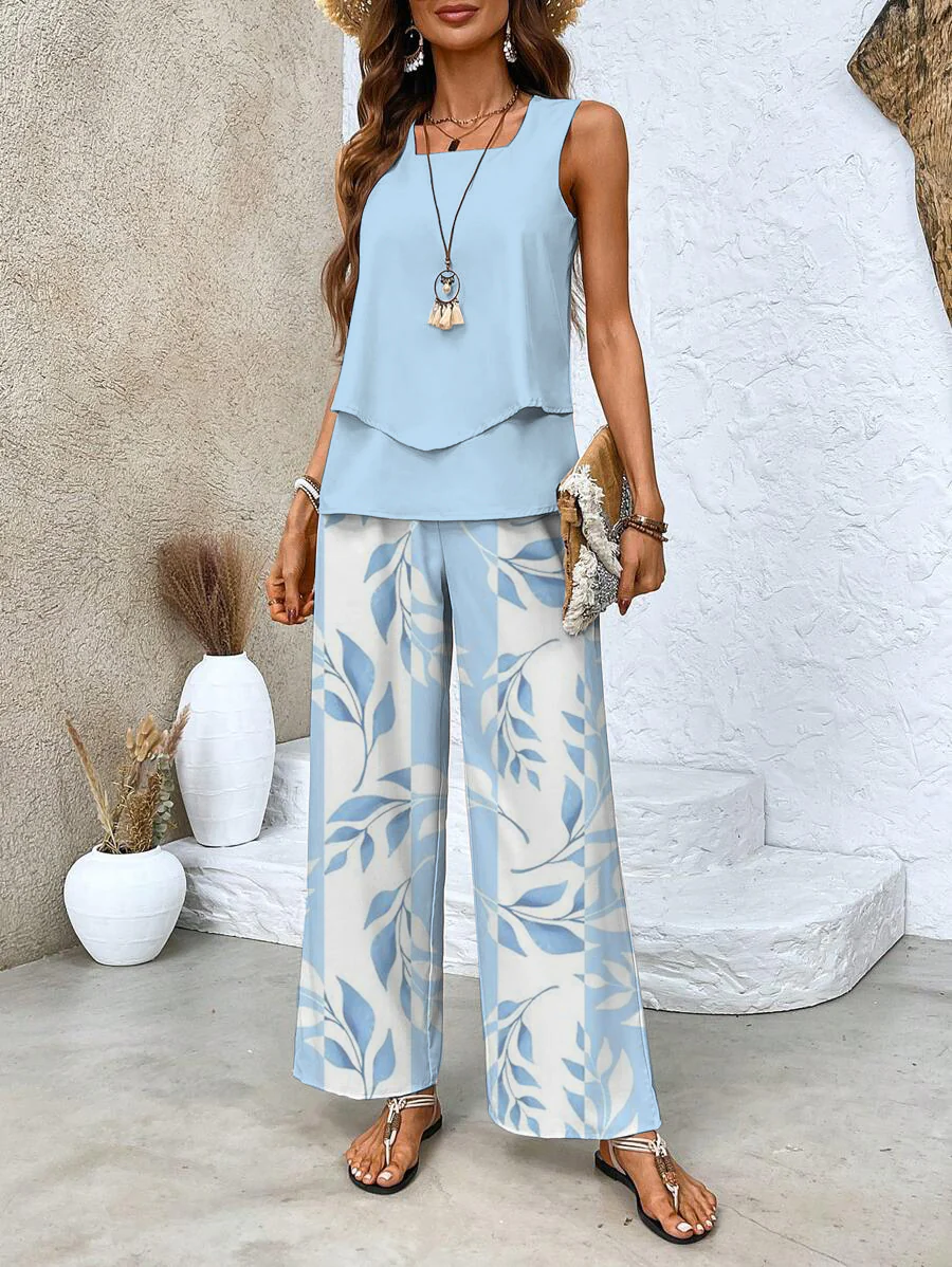 Isabella - Two-piece set with matching top and pants