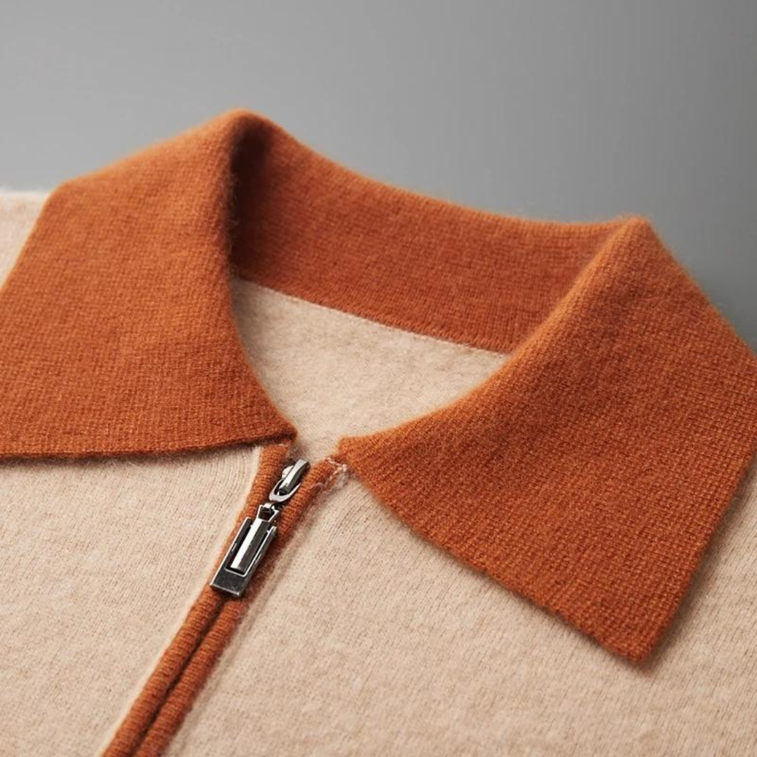 Smith Two-Tone Polo Zip