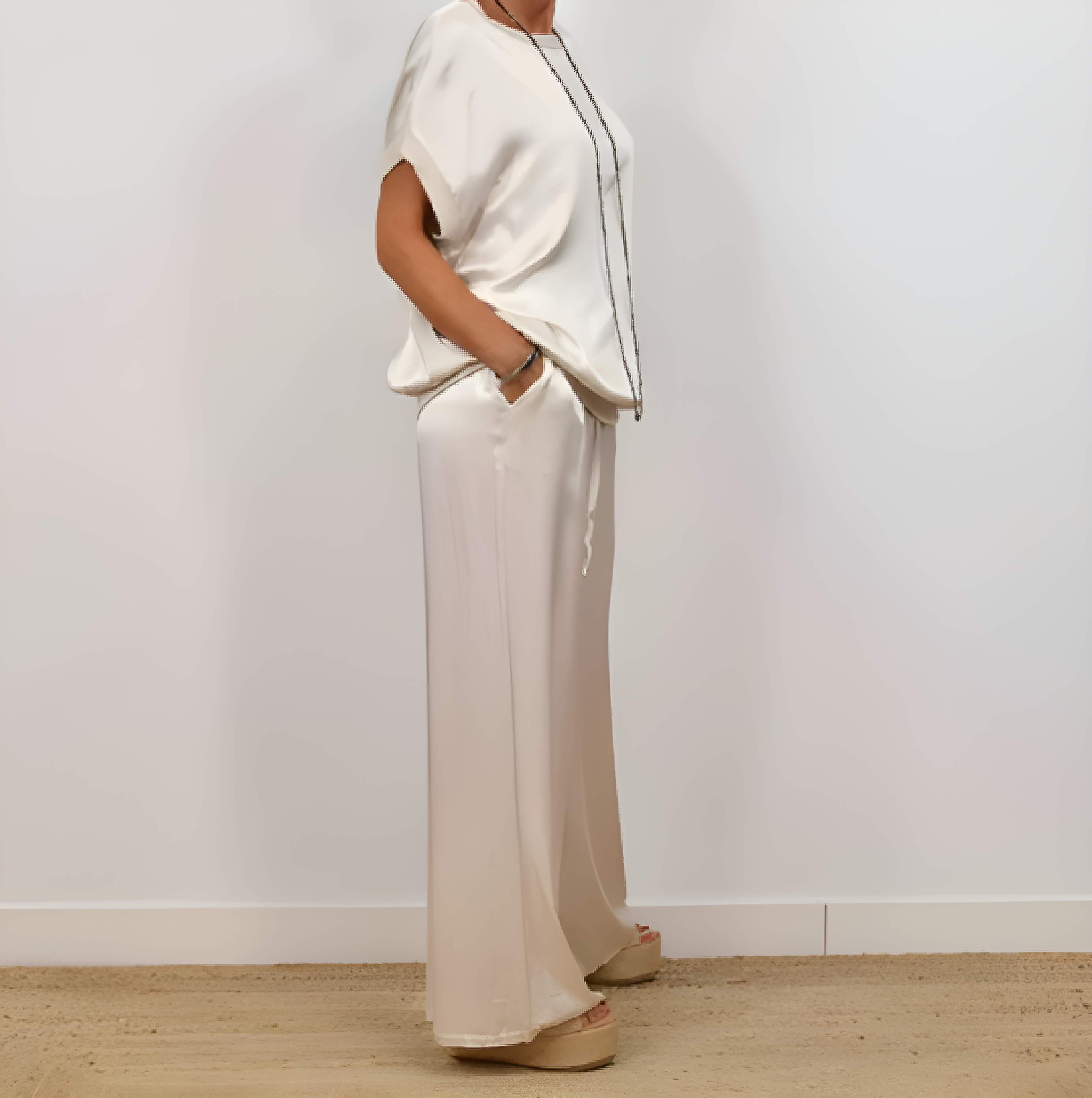 Alejandra - 2 Piece Satin Set