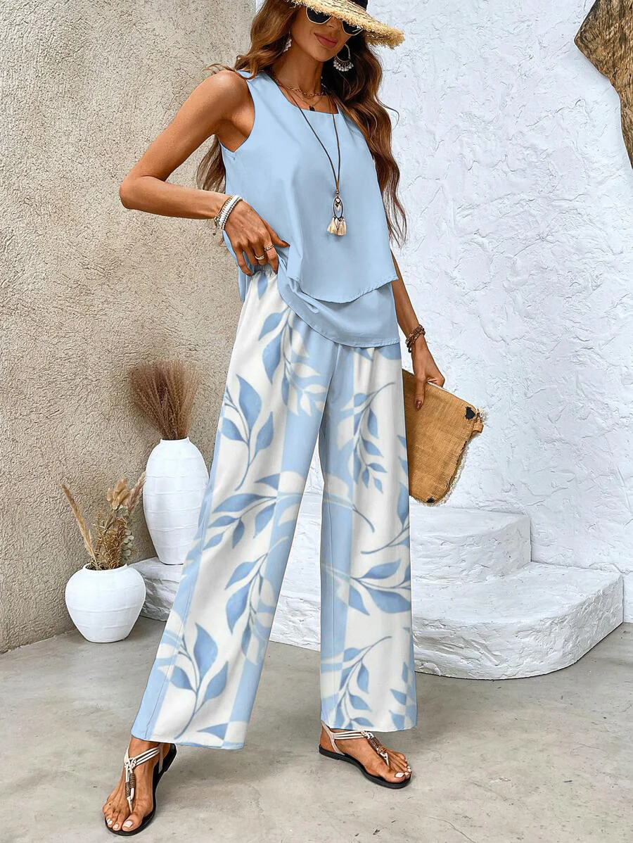 Isabella - Two-piece set with matching top and pants