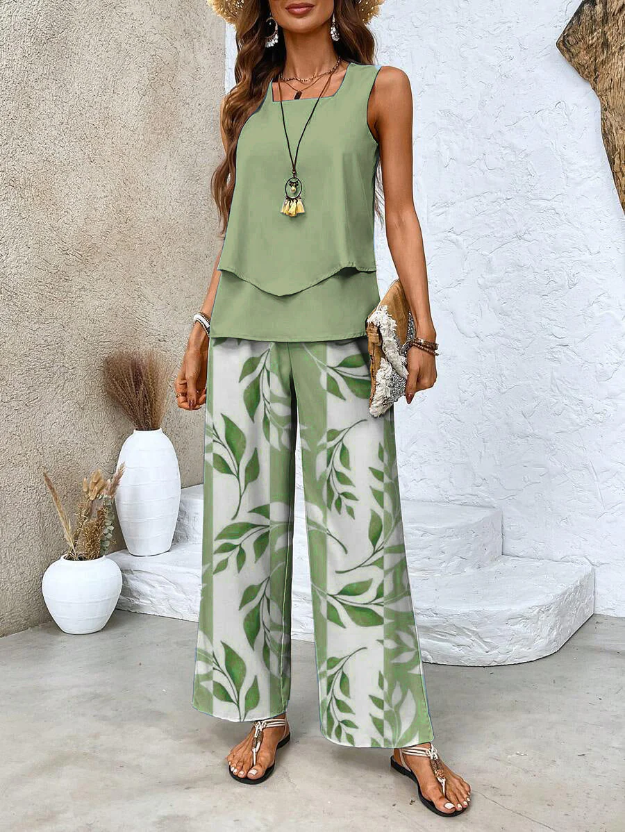 Isabella - Two-piece set with matching top and pants