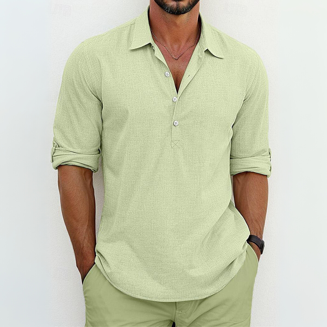 Premium Mid-Button Shirt by Haven Hills