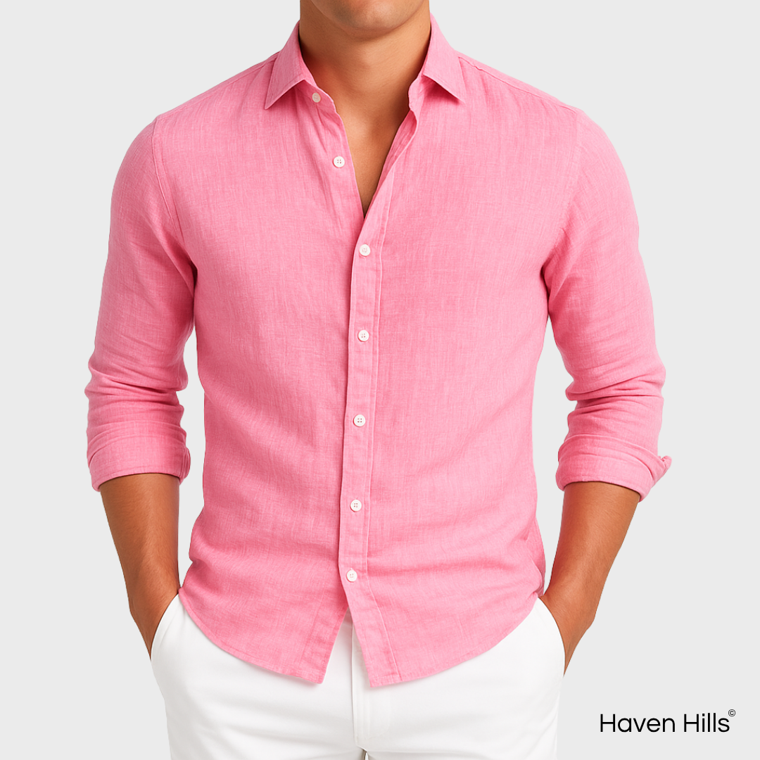 Haven Hills – Lightweight Long Sleeve Shirt with Roll-Up Sleeves