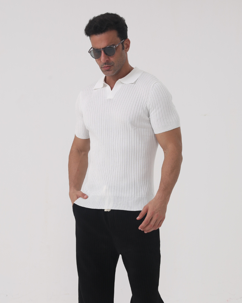 Florence - Ribbed Polo by Haven Hills