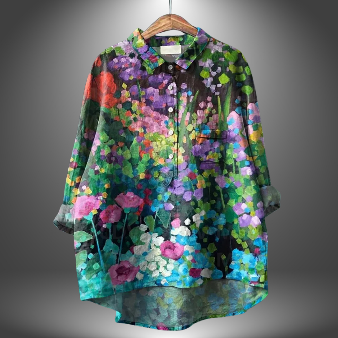 Virginia | Handmade Floral Blouse