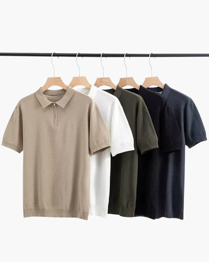 Marbella Zip Up Polo by Haven Hills