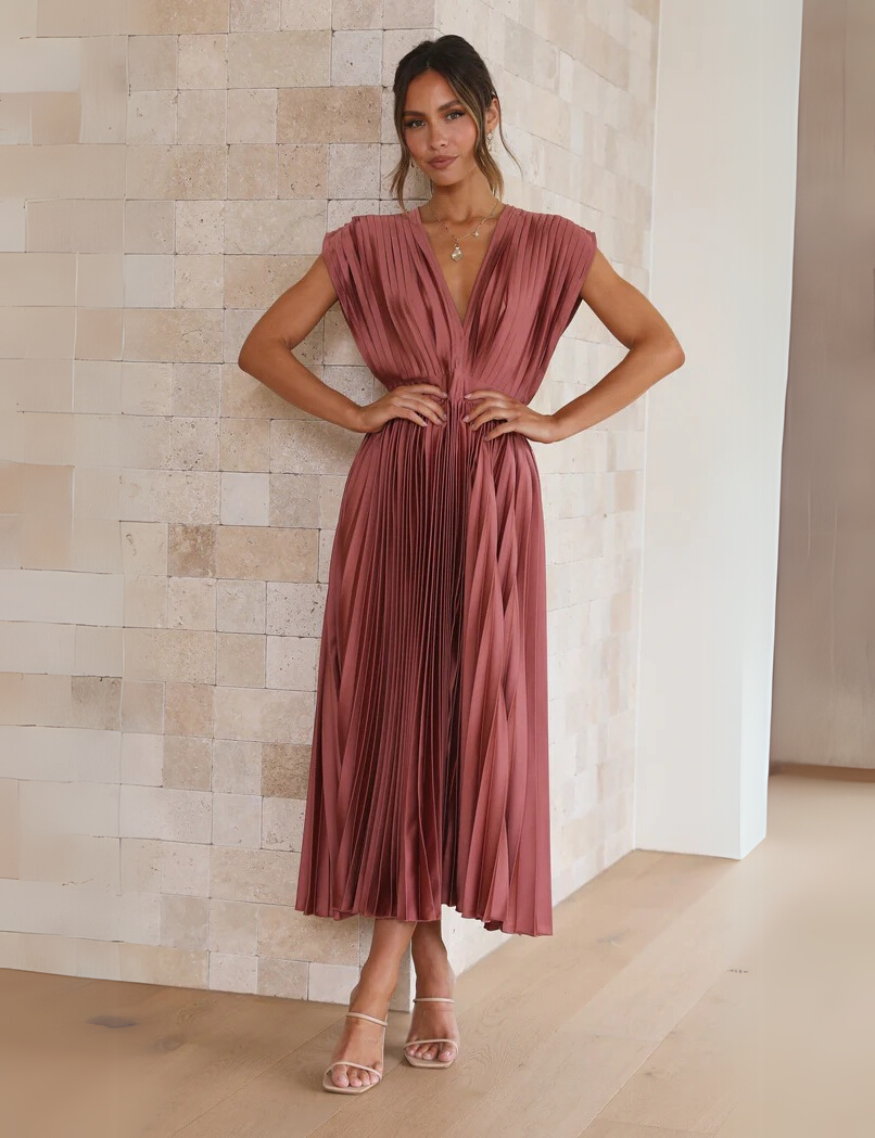 Valeria | Pleated Women's Dress