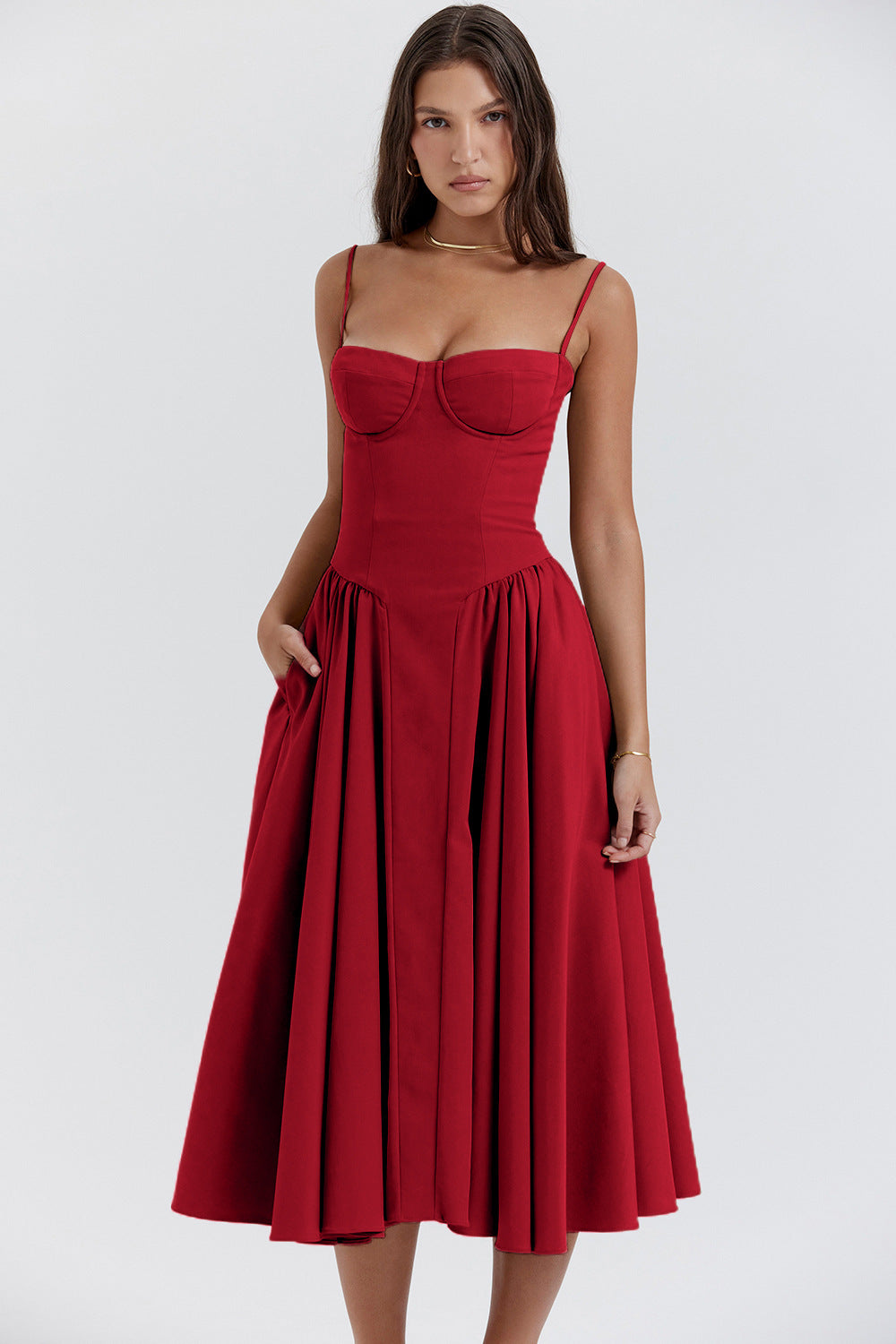 Rositsa | Retro-Chic Midi Dress
