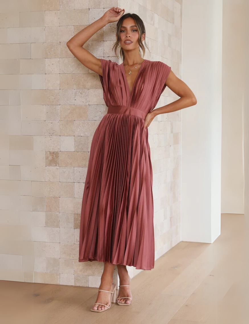 Valeria | Pleated Women's Dress