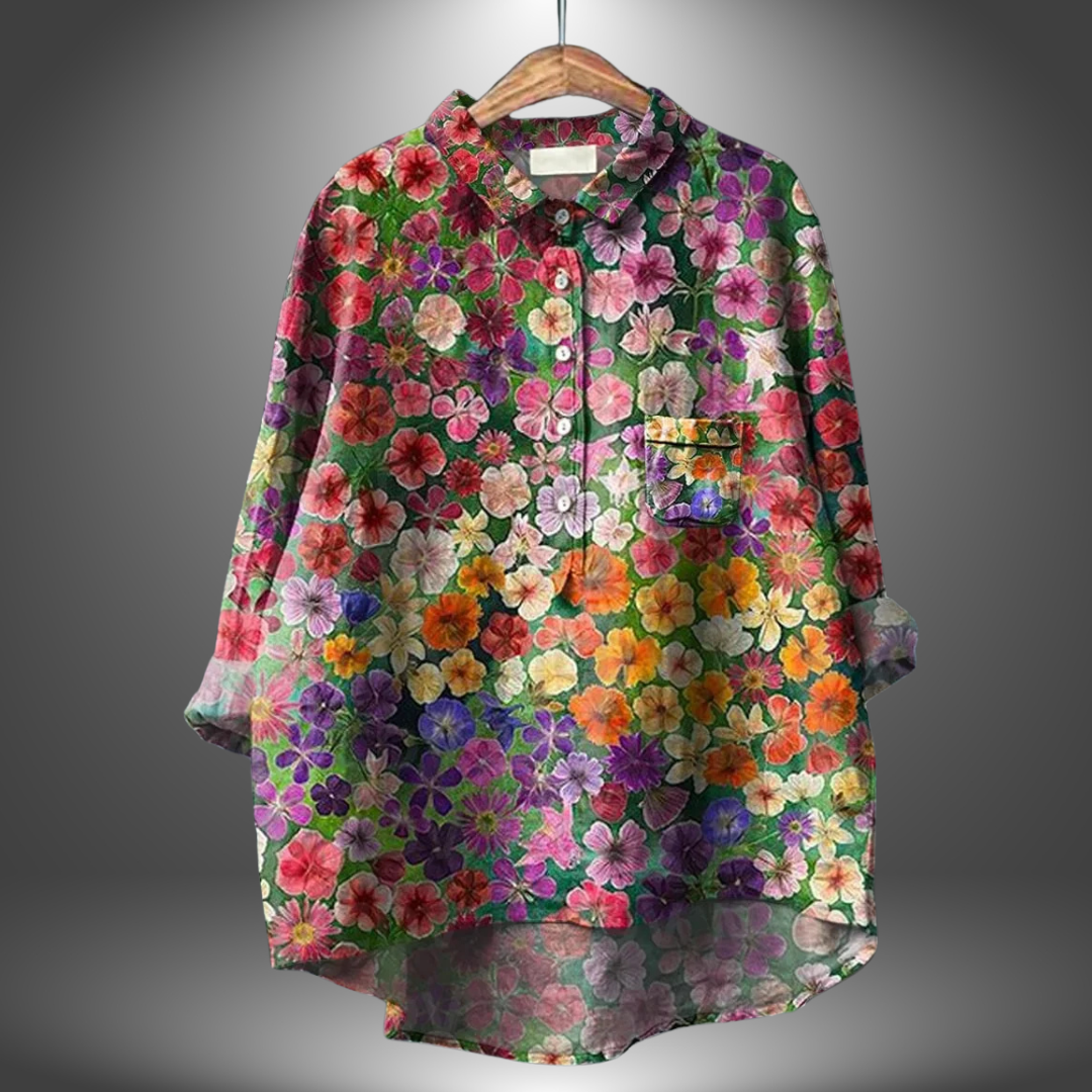 Virginia | Handmade Floral Blouse