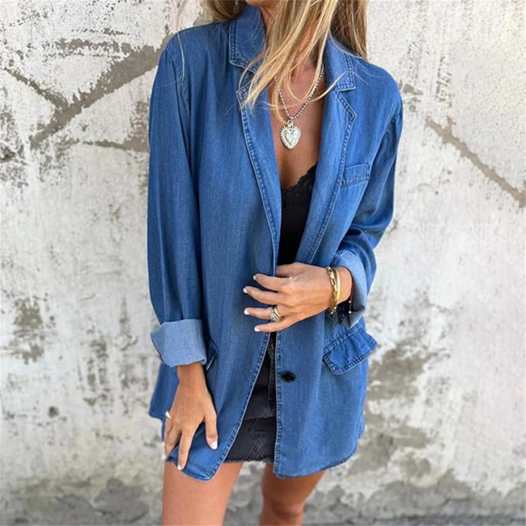 Dimana | Denim Blazer