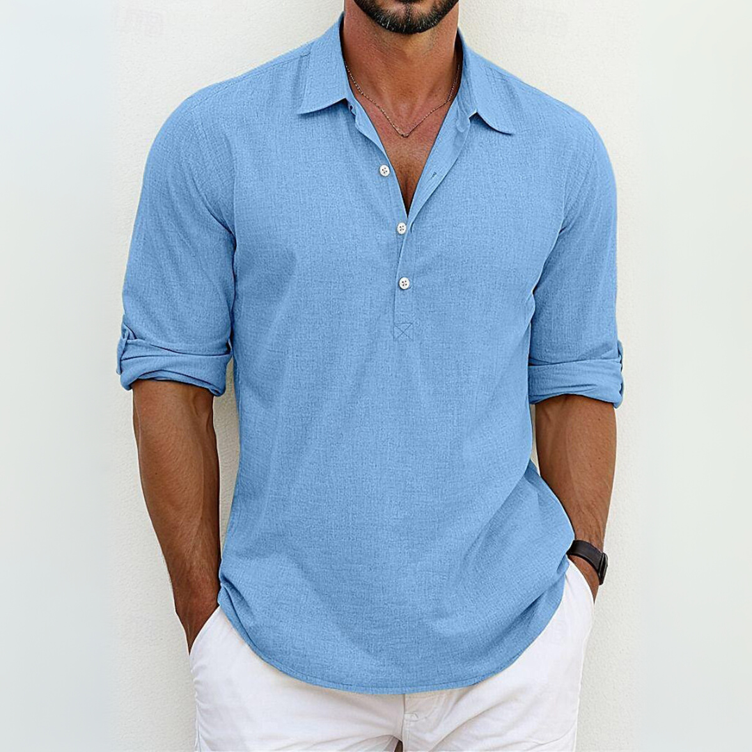 Premium Mid-Button Shirt by Haven Hills