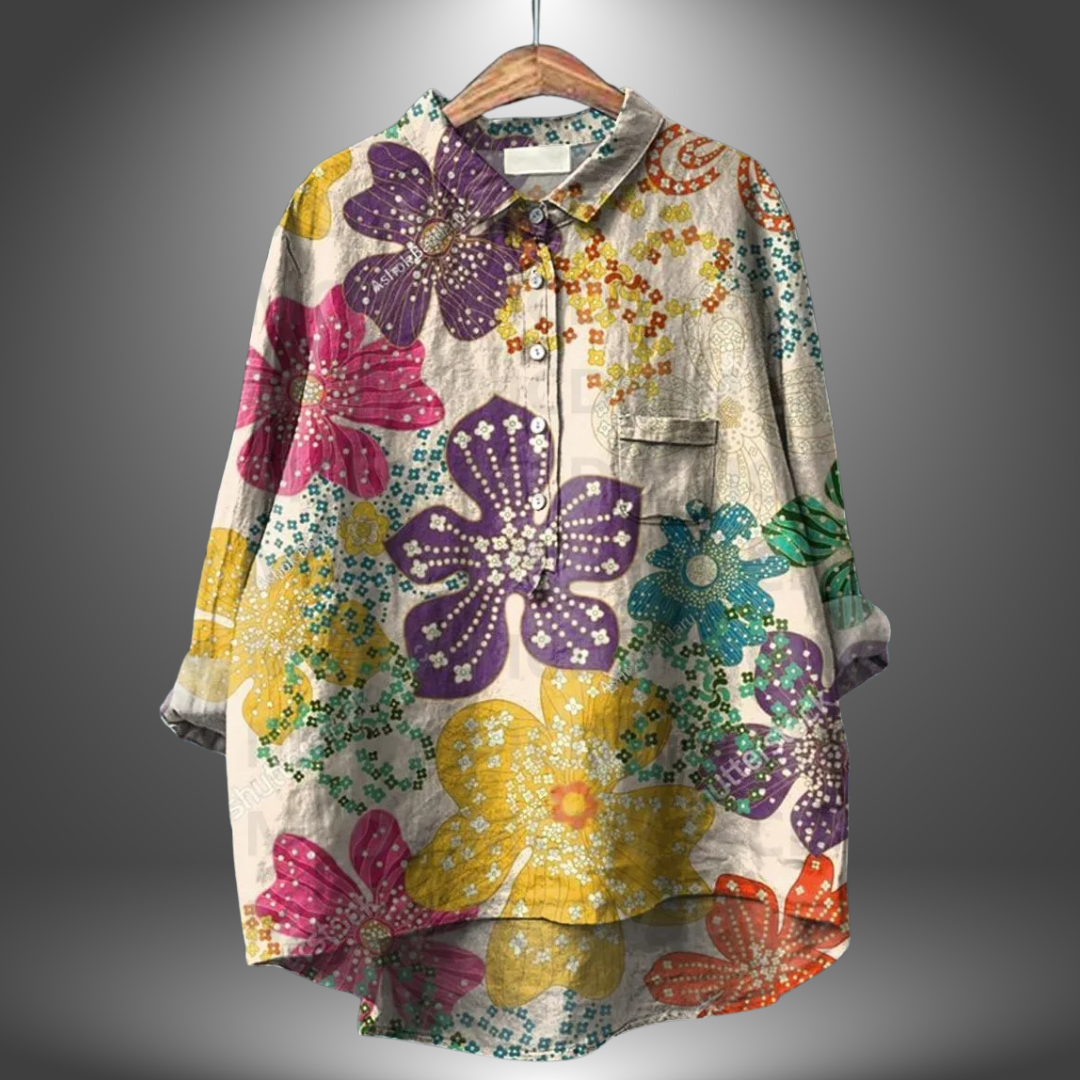 Virginia | Handmade Floral Blouse