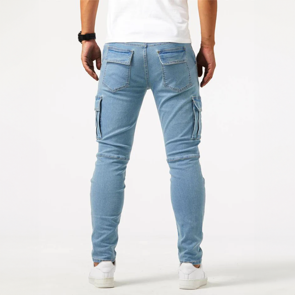 Urban Denim Cargo Jeans by Haven Hills