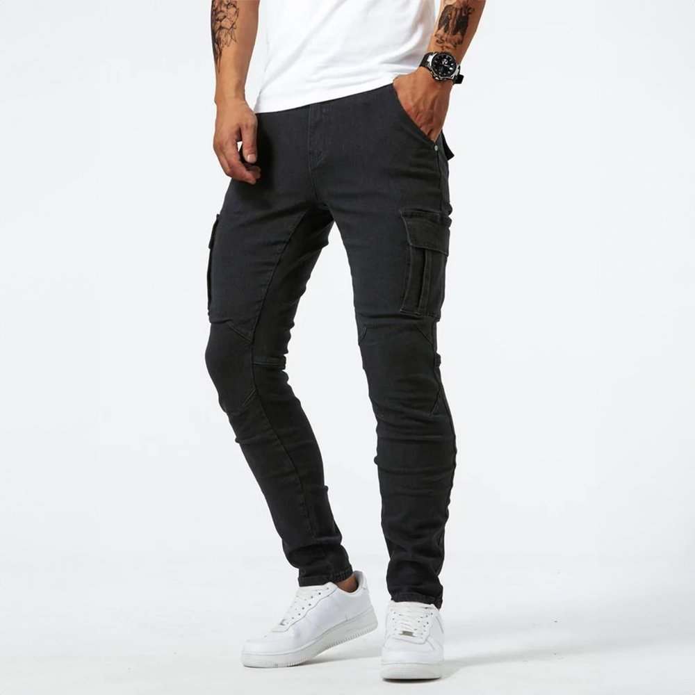 Urban Denim Cargo Jeans by Haven Hills