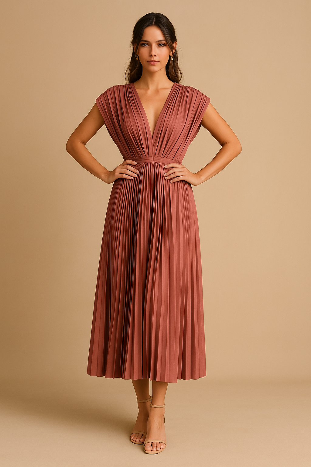 Valeria | Pleated Women's Dress