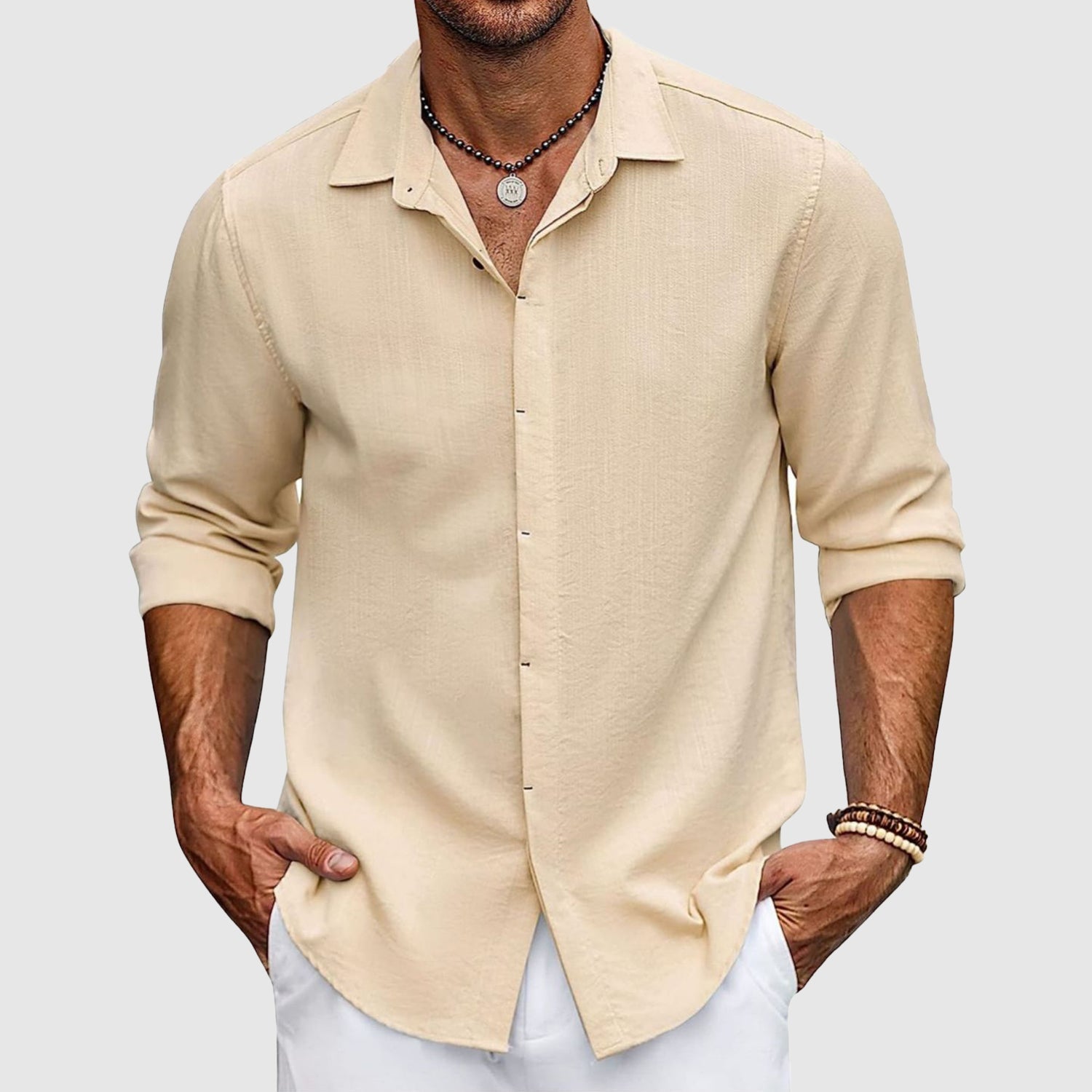 Wellington Button-Up Shirt by Haven Hills