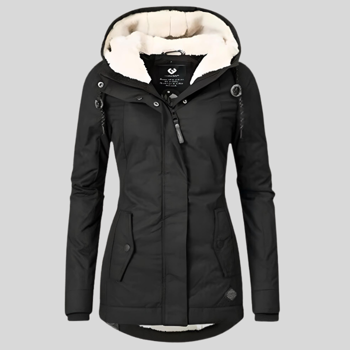 Haven Hills - Waterproof Long Jacket with Hood and Lining