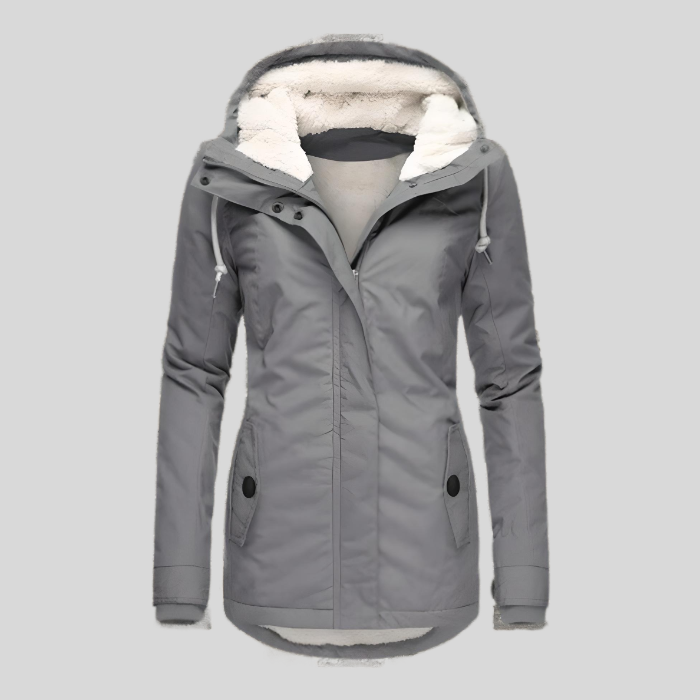 Haven Hills - Waterproof Long Jacket with Hood and Lining