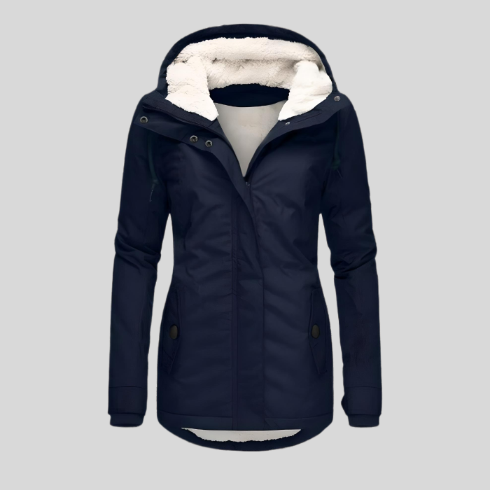 Haven Hills - Waterproof Long Jacket with Hood and Lining