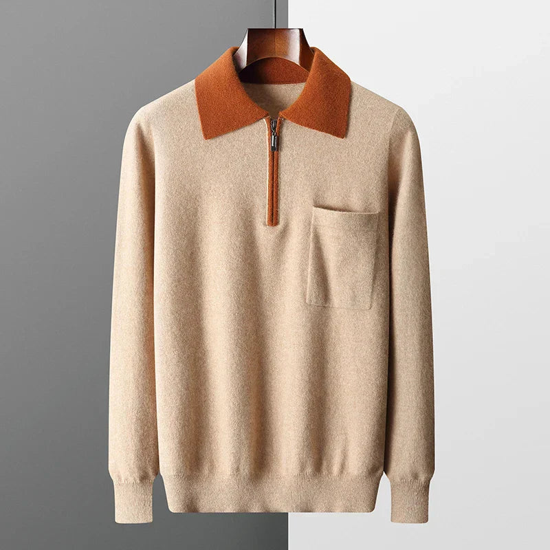Smith Two-Tone Polo Zip