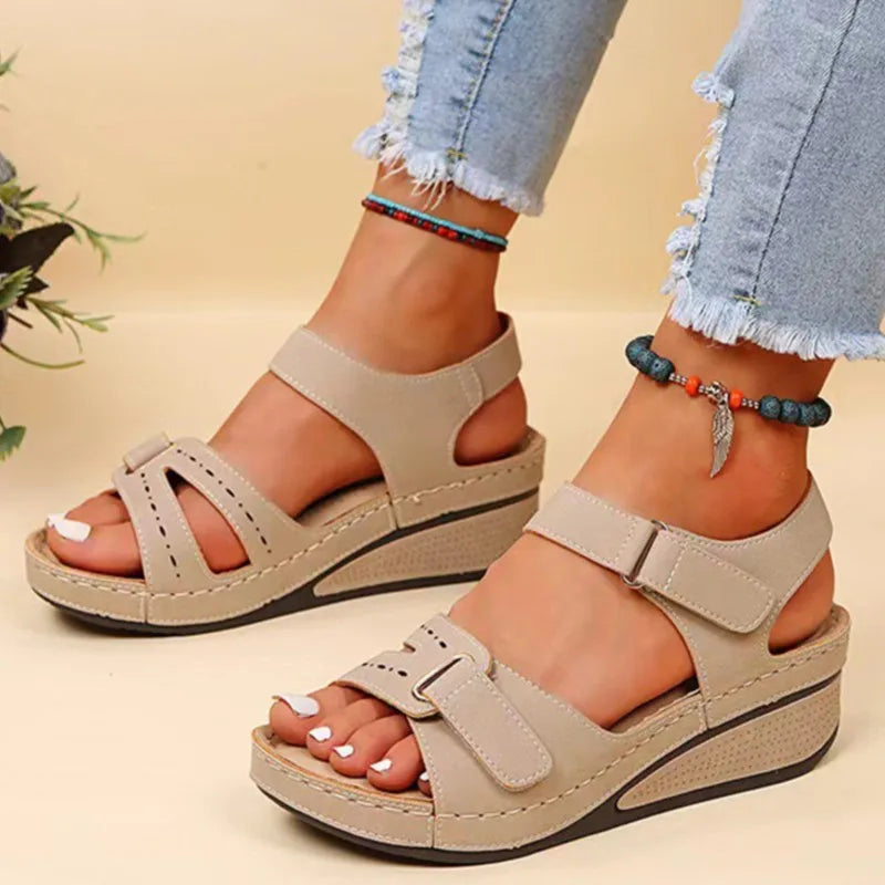 Nara | Orthopedic Wedge Sandals