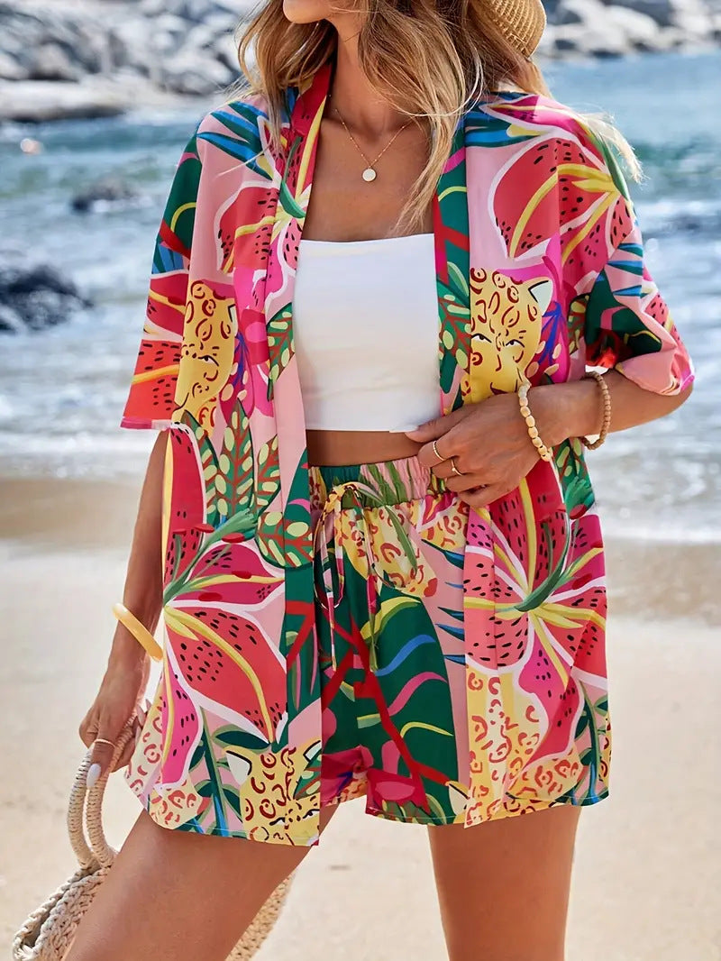 FANNIE™ – Floral Top & Shorts | Special Offer: 2nd Set – 50% OFF