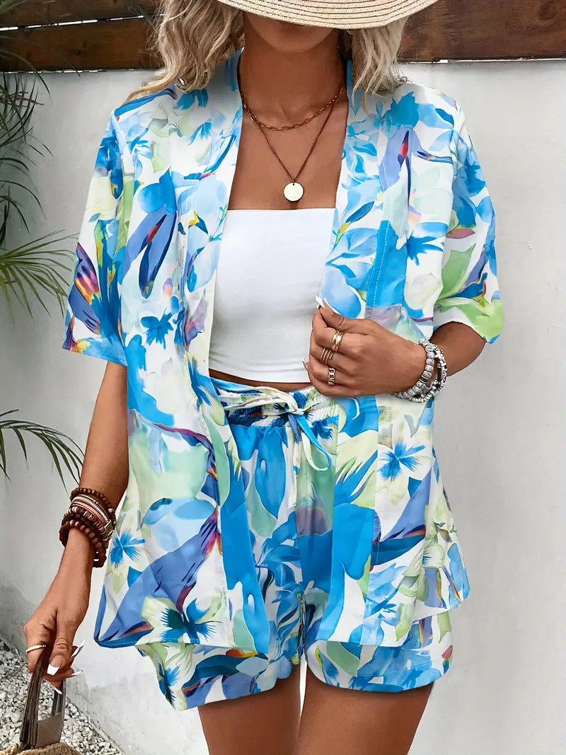 FANNIE™ – Floral Top & Shorts | Special Offer: 2nd Set – 50% OFF