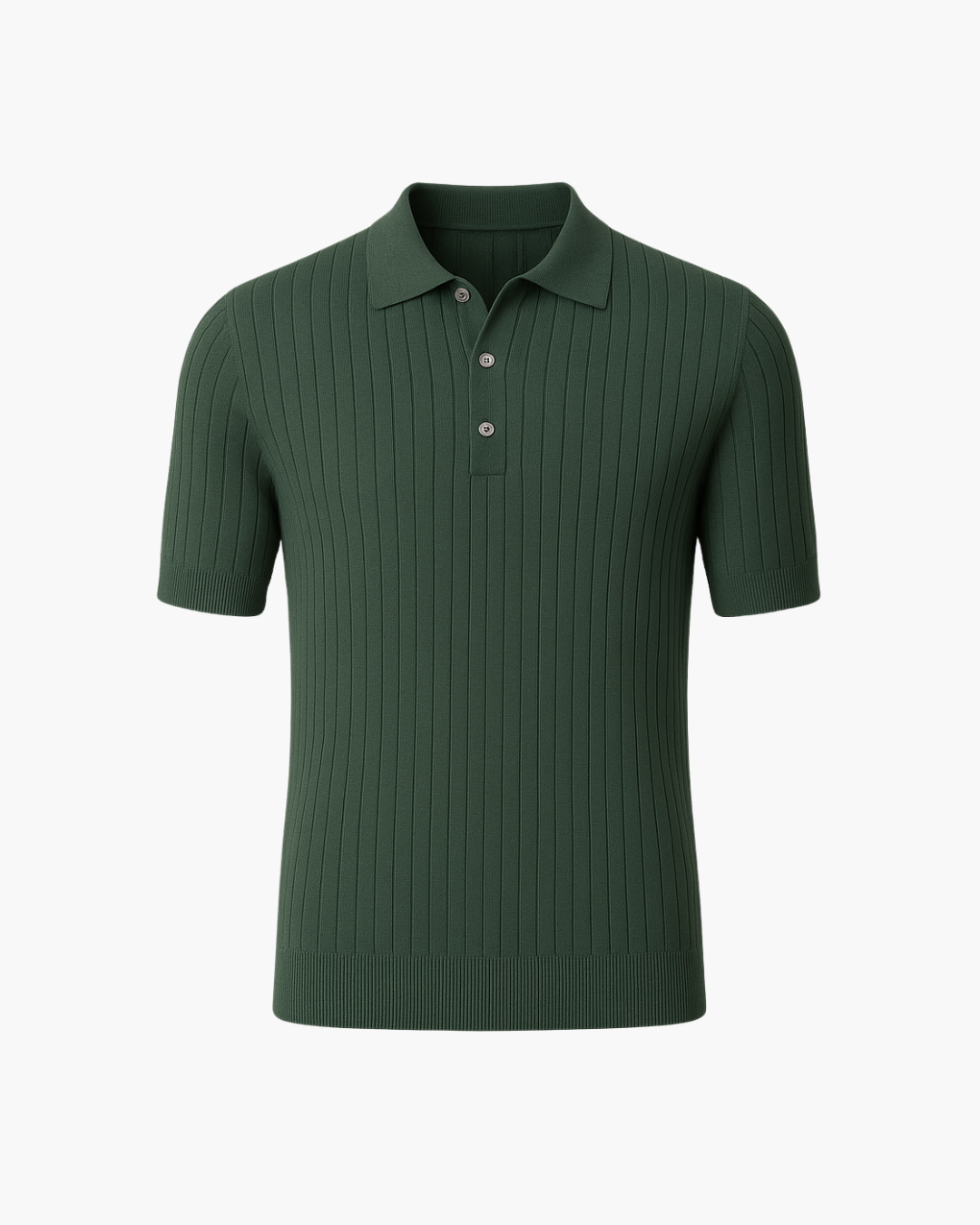 Donte - Short-Sleeved Knitted Polo Shirt