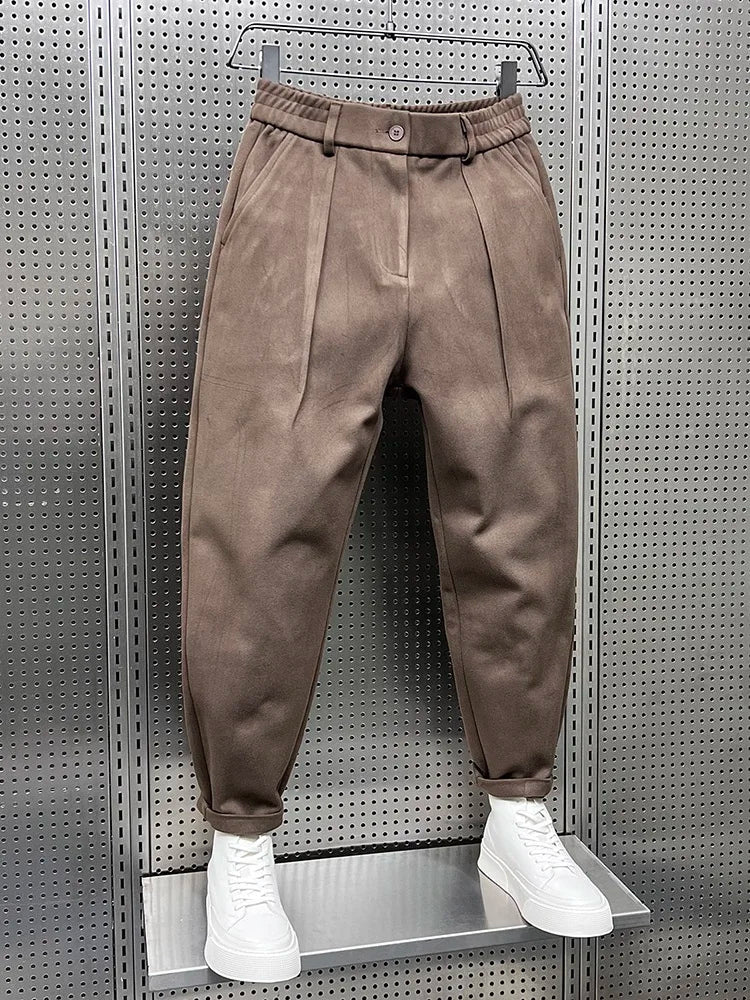 Roberto | Elegant Mélange Trousers