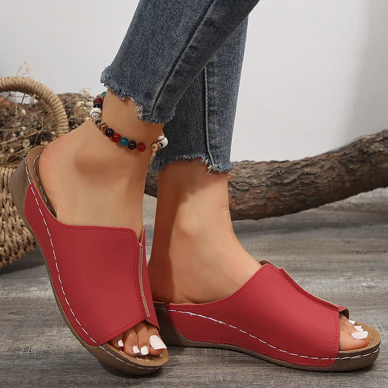 Calina | Orthopedic Open-Toe Slides