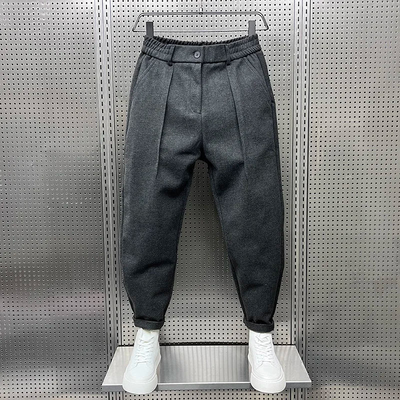 Roberto | Elegant Mélange Trousers
