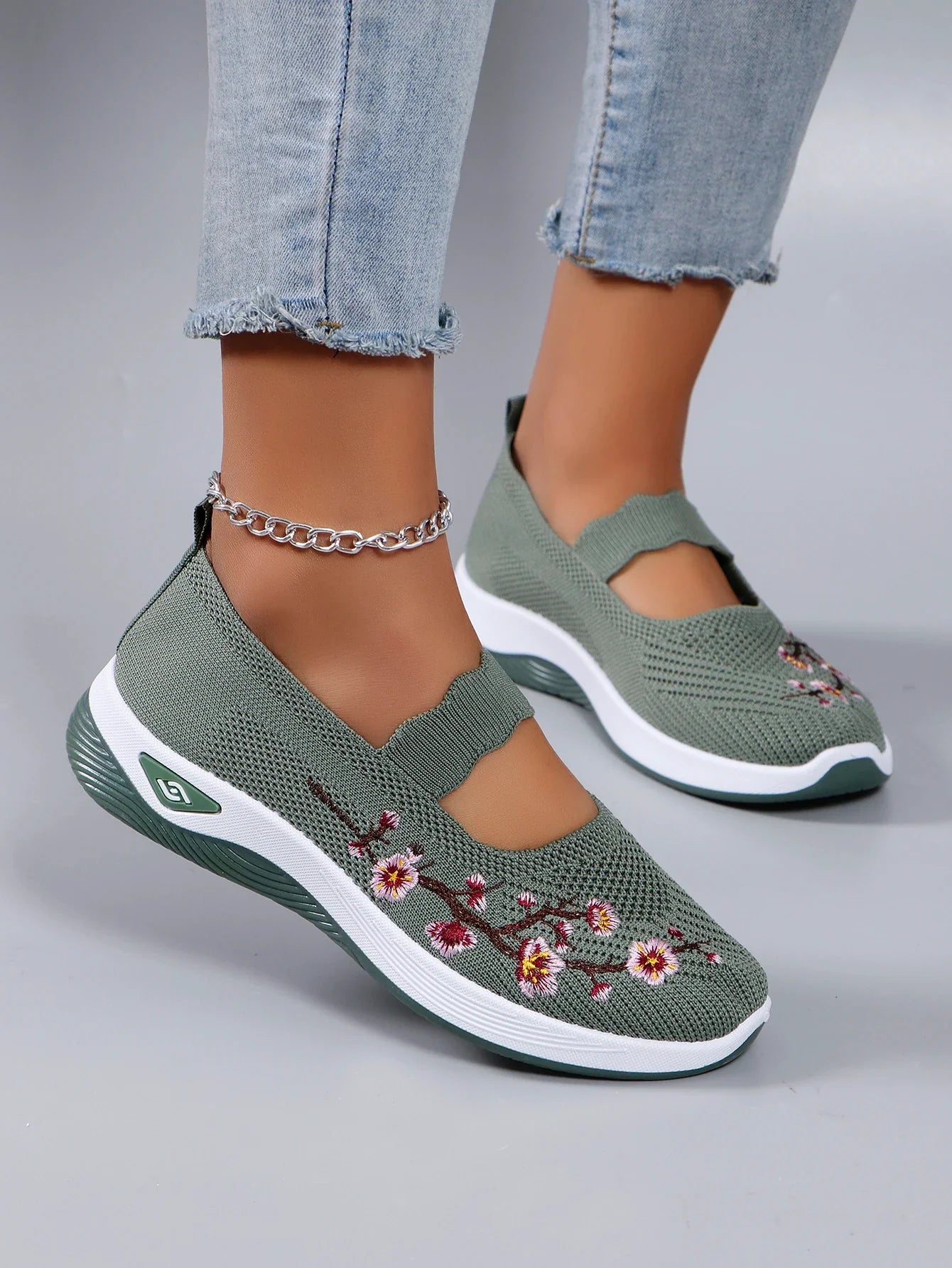 Liora | Floral Comfort Sneakers