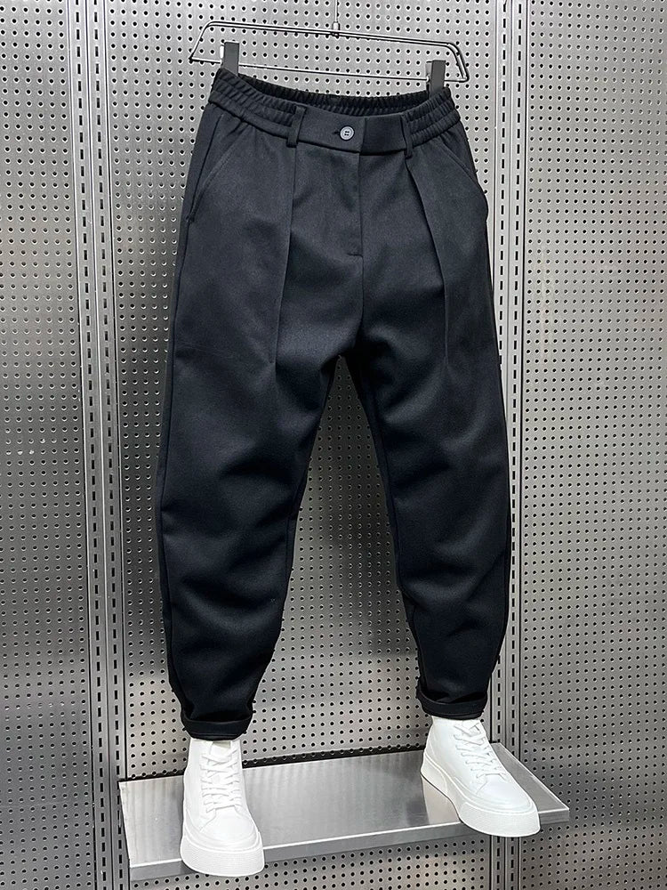 Roberto | Elegant Mélange Trousers