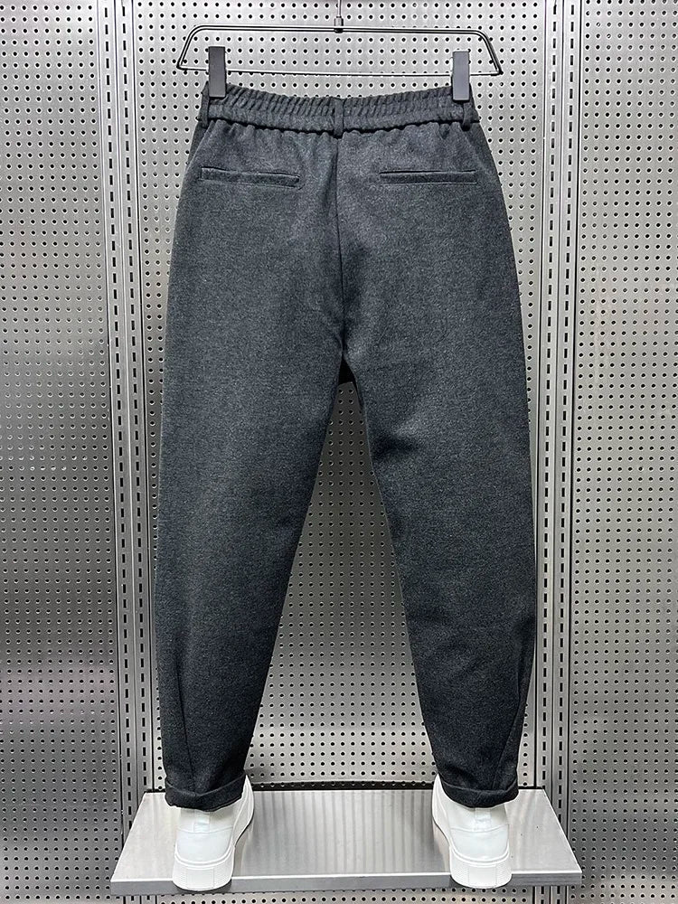 Roberto | Elegant Mélange Trousers