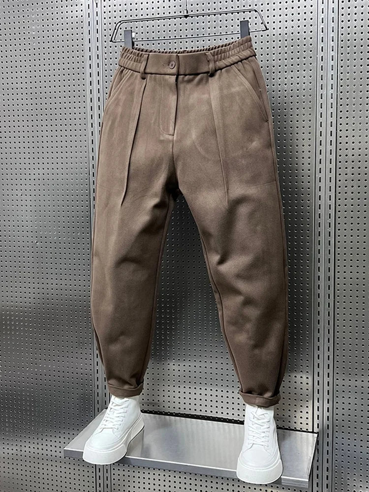 Roberto | Elegant Mélange Trousers