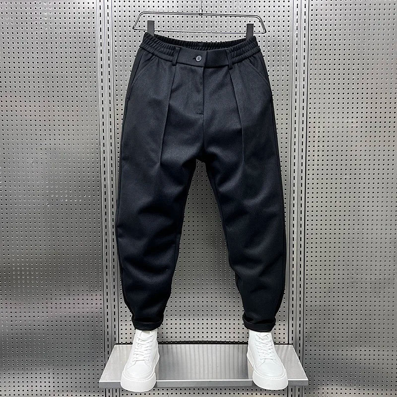Roberto | Elegant Mélange Trousers