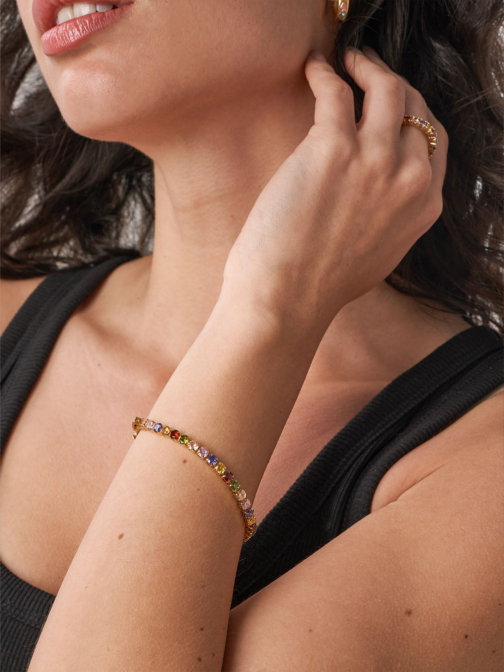 Colourful Bracelet Gold