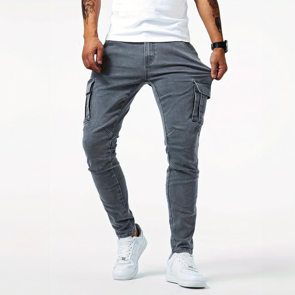 Urban Denim Cargo Jeans by Haven Hills