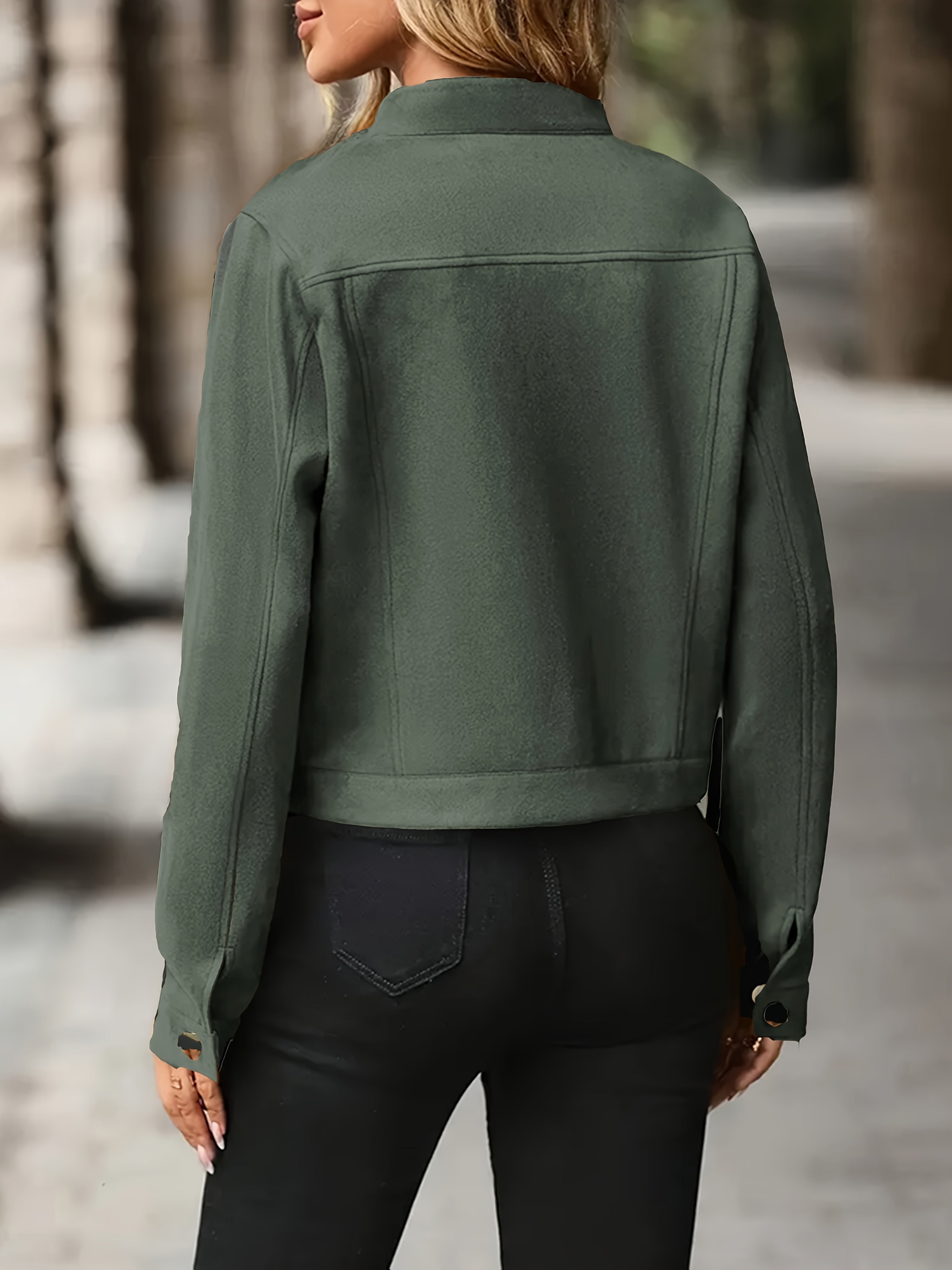 Vintage Jacket with Long Sleeves and Front Buttons by Haven Hills