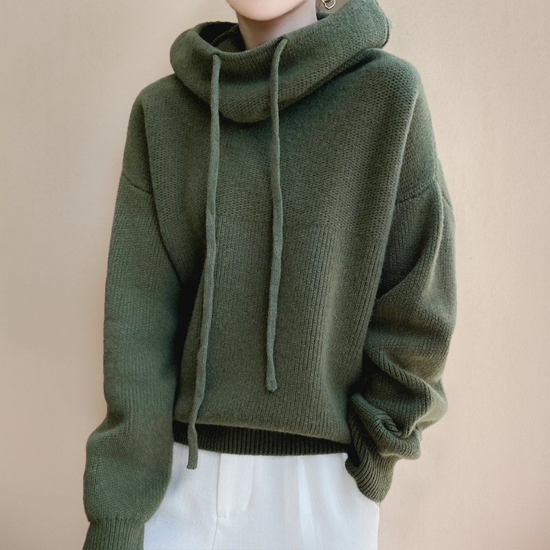 Ruby High-Neck Hoodie