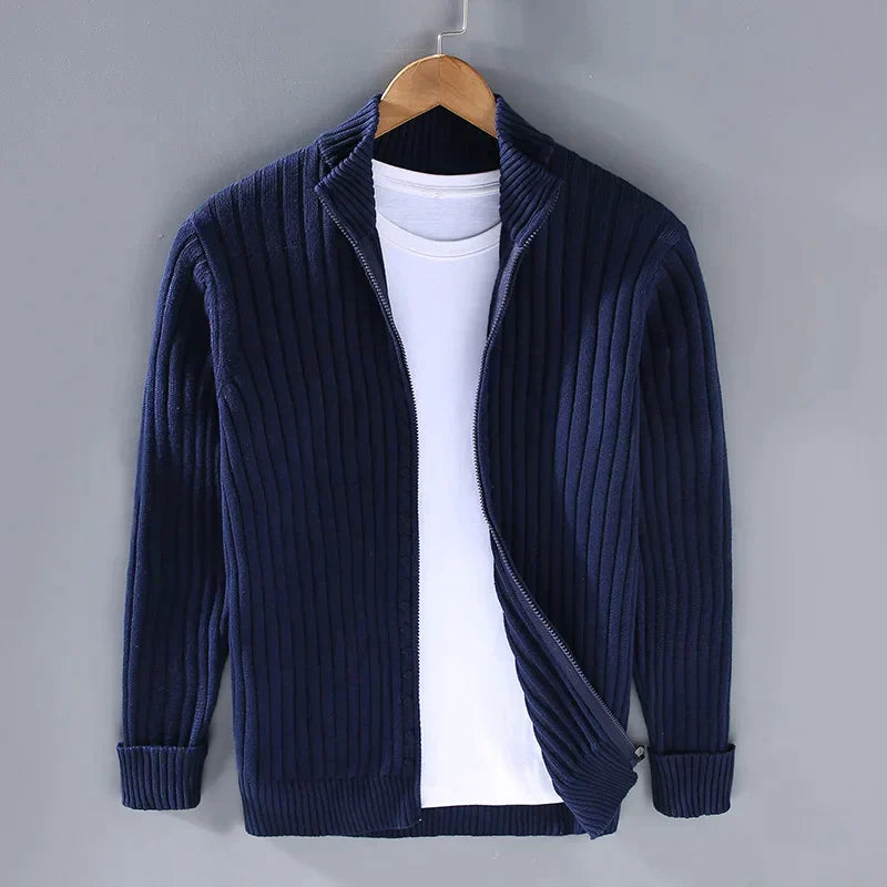 Damien Zip Cardigan