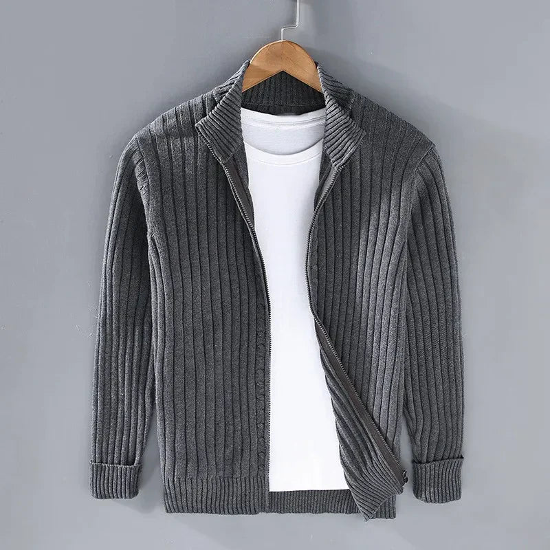 Damien Zip Cardigan