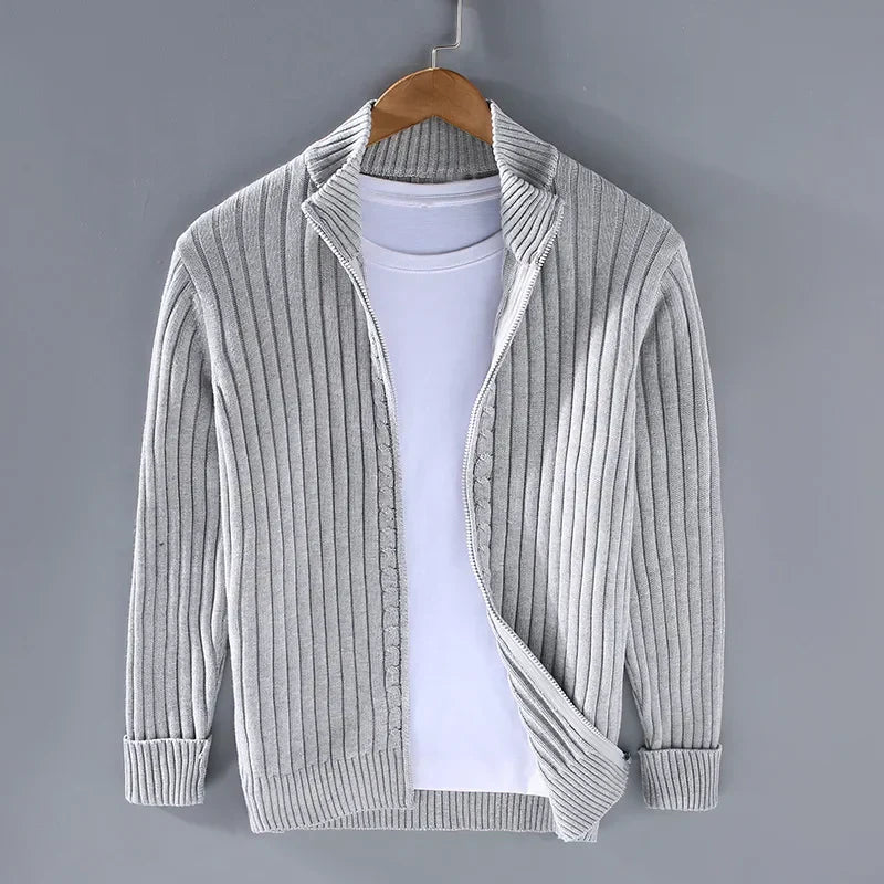 Damien Zip Cardigan