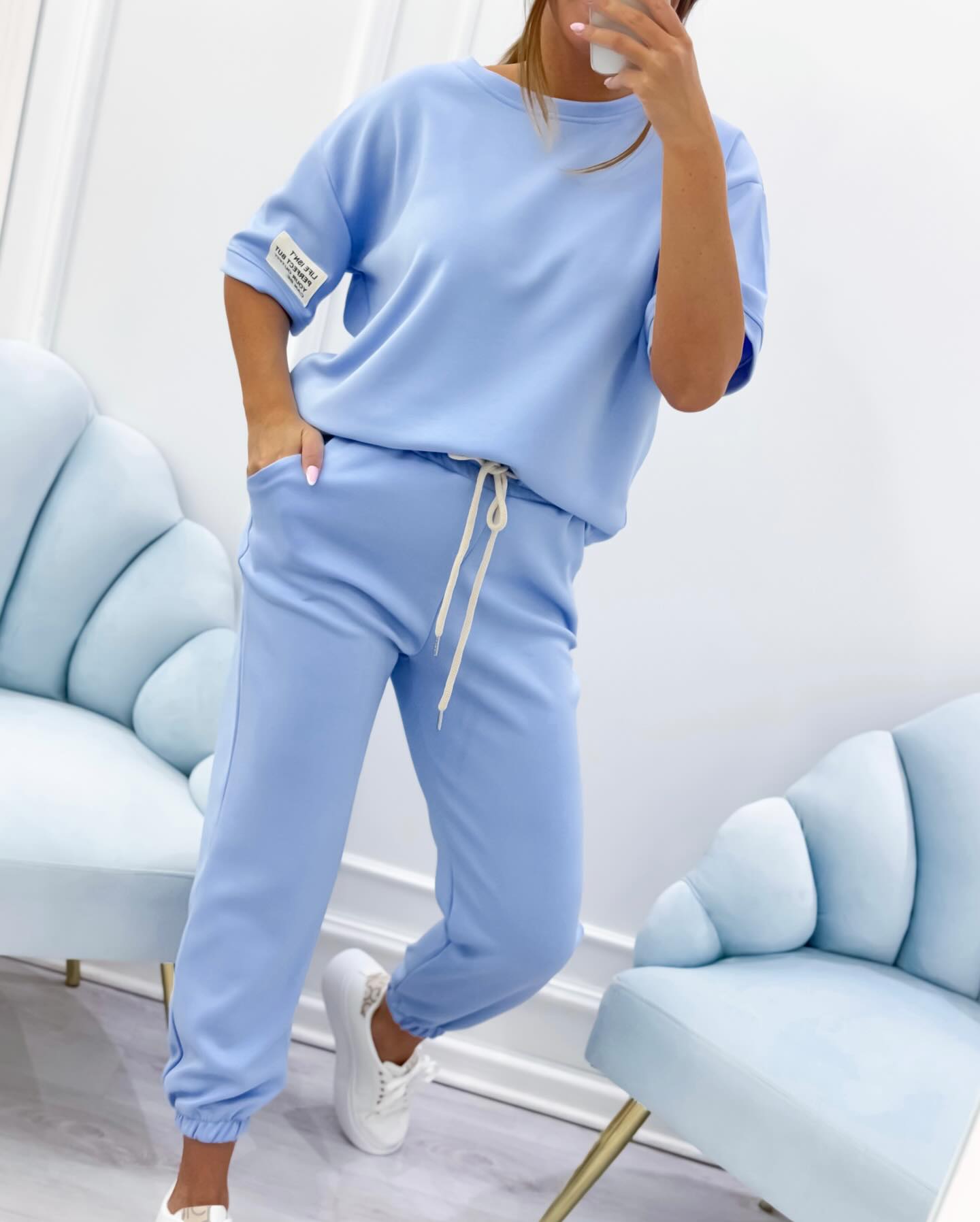 Haven Hills - Stylish Two-Piece Set with Short Sleeves